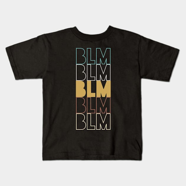 Blm Kids T-Shirt by Hank Hill